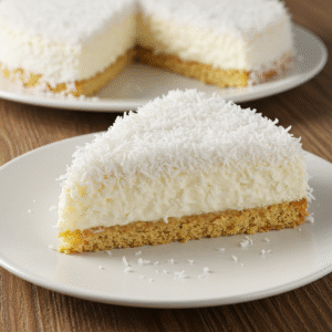 Read more about the article Receita de Torta de Coco Cremosa (Toalha Felpuda)