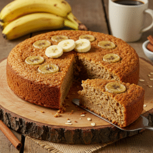 Read more about the article Receita de Bolo de Aveia com Banana