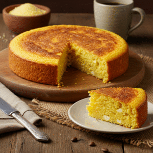 Read more about the article Receita de Bolo de Fubá com Queijo