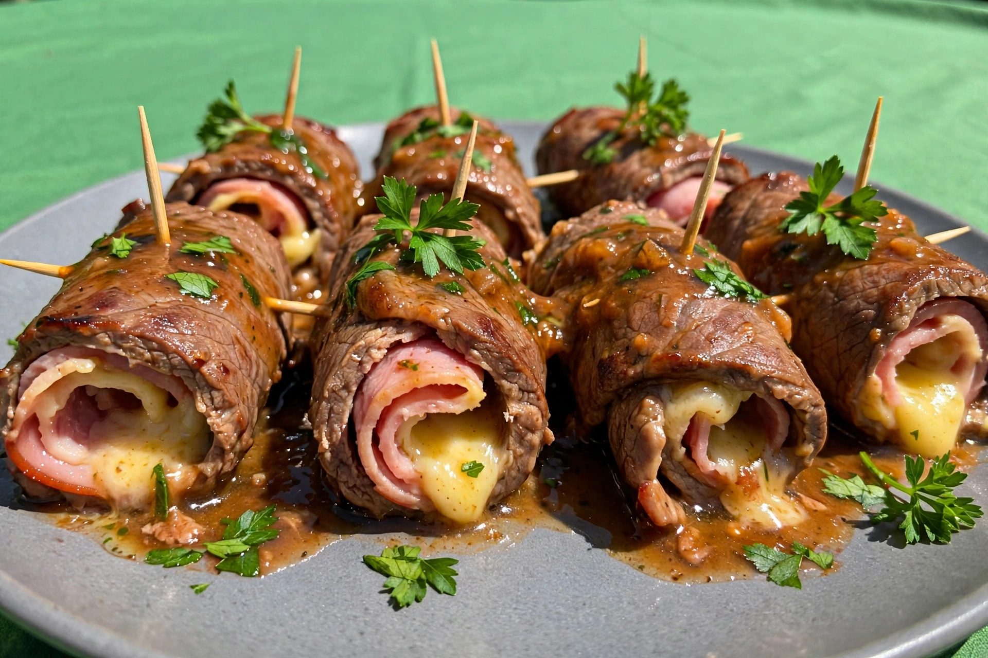 Read more about the article Receita de Bife à Rolê de Presunto e Queijo (Cozido)