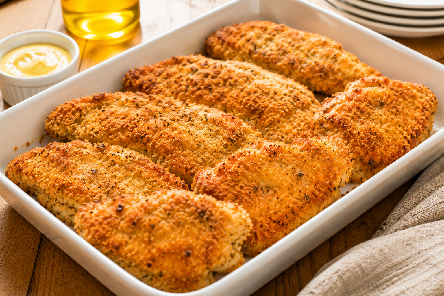 Read more about the article Receita de Frango à Milanesa no Forno