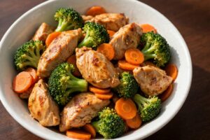 Read more about the article Receita de Frango com Brócolis e Cenoura