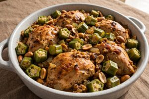 Read more about the article Receita de Frango com Quiabo e Amendoim