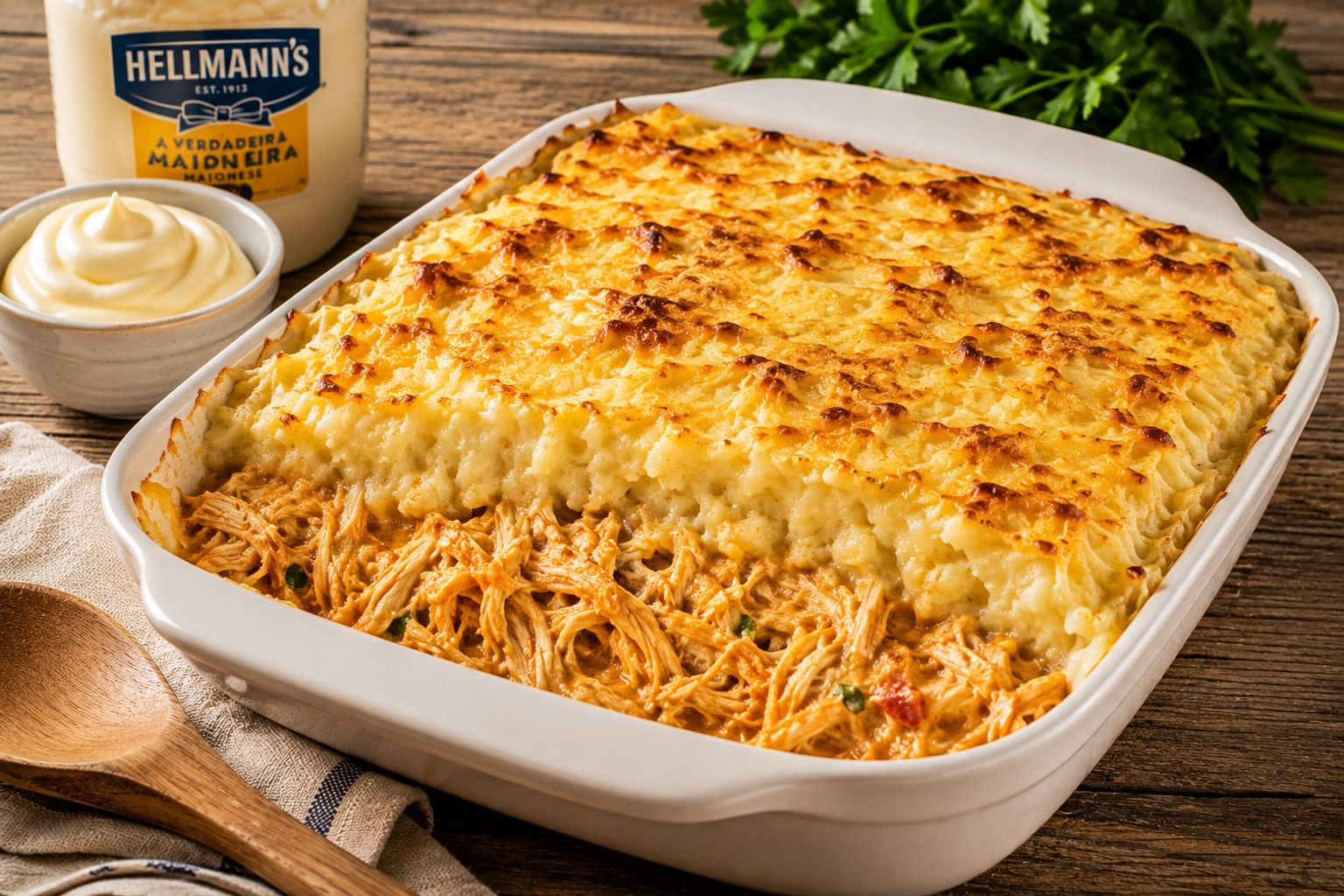 Read more about the article Escondidinho de Frango com Maionese Hellmann’s