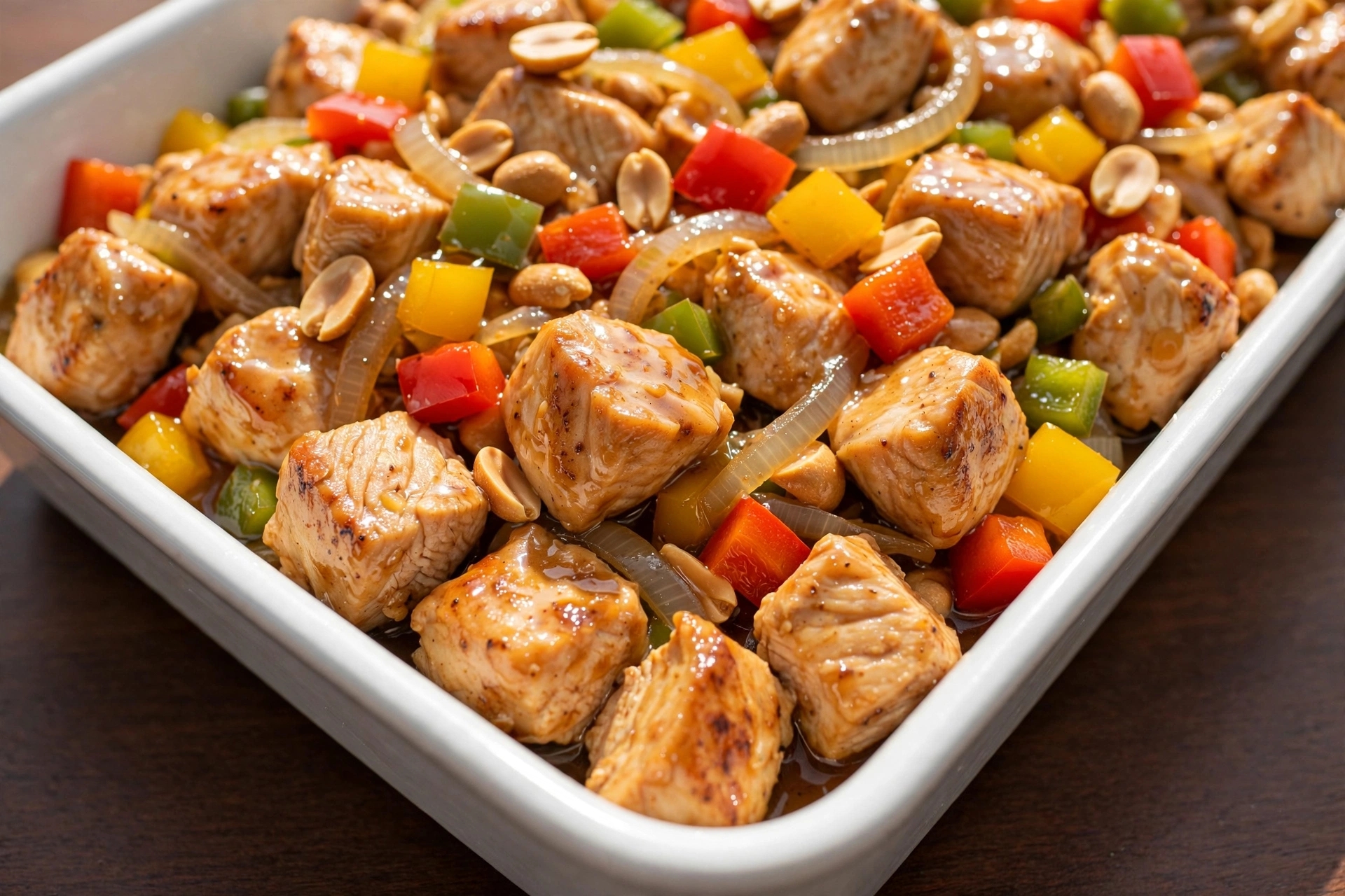 Read more about the article Frango Xadrez Fit com Molho de Shoyu Light