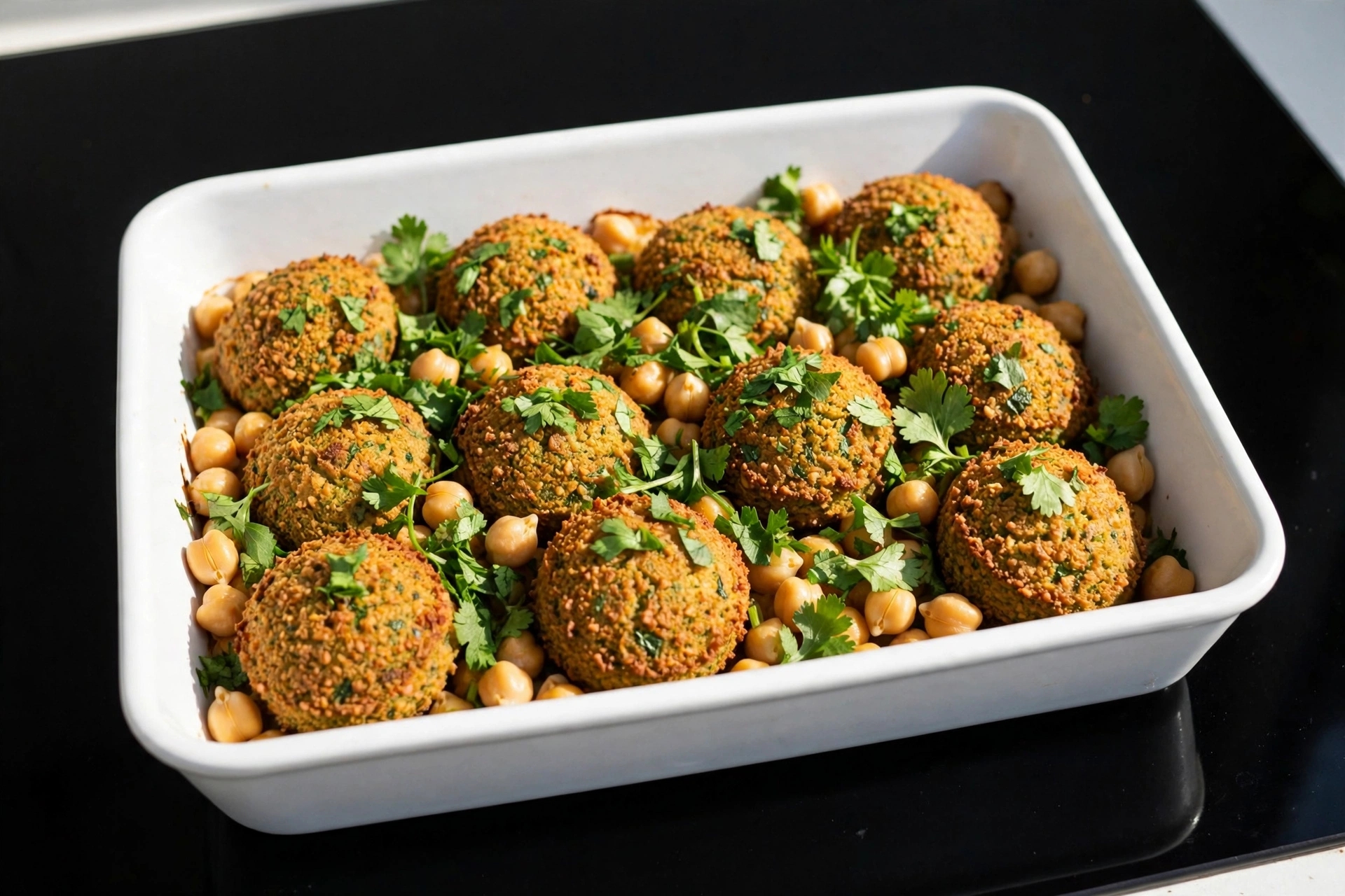 Read more about the article Falafel Assado com Ervas (Sem Fritura)