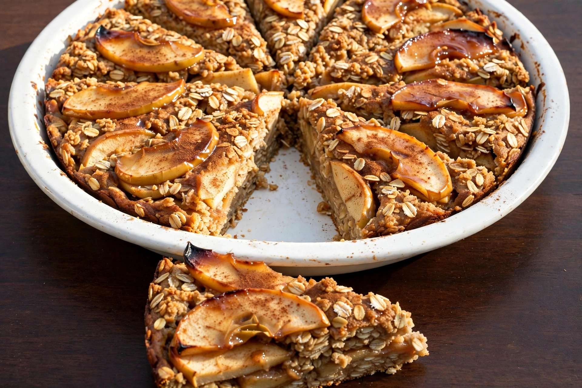 Read more about the article Torta de Maçã e Aveia Fit (Sem Farinha Branca)