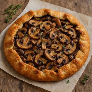 Read more about the article Torta Rústica de Cogumelos (Torta Galette)