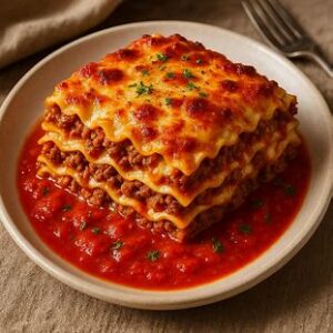 Read more about the article Lasanha de Carne com Molho de Tomate Caseiro