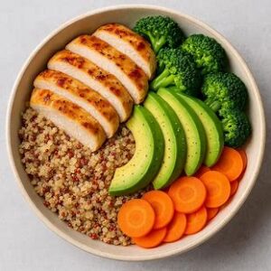 Read more about the article Buddha Bowl de Frango, Quinoa e Legumes