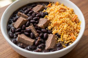 Read more about the article Feijoada Light com Carnes Selecionadas e Farofa de Laranja