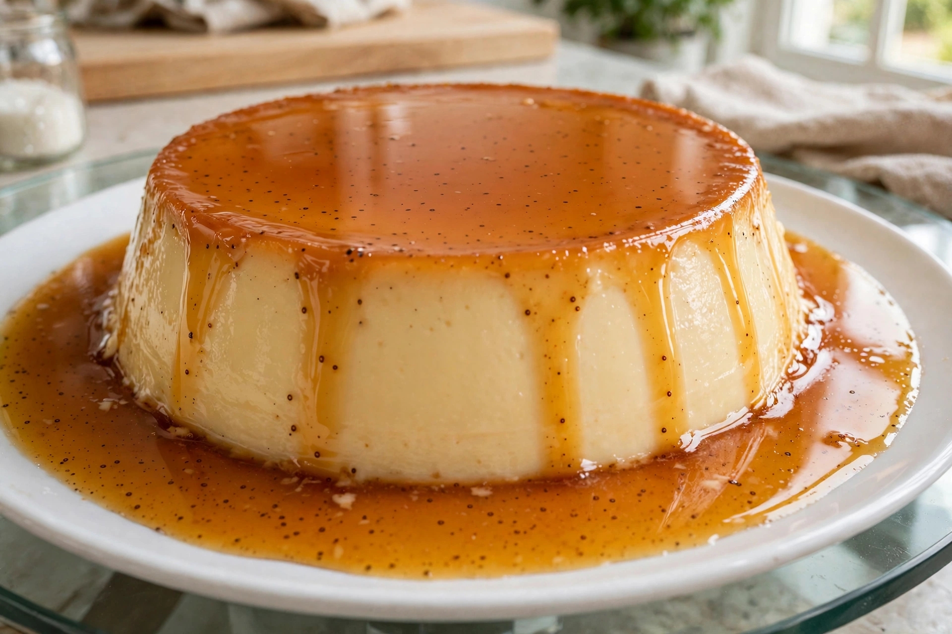 Read more about the article Pudim de Leite Condensado com Calda de Caramelo e Toque de Baunilha