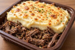 Read more about the article Escondidinho de Carne Seca com Purê de Mandioca Cremoso
