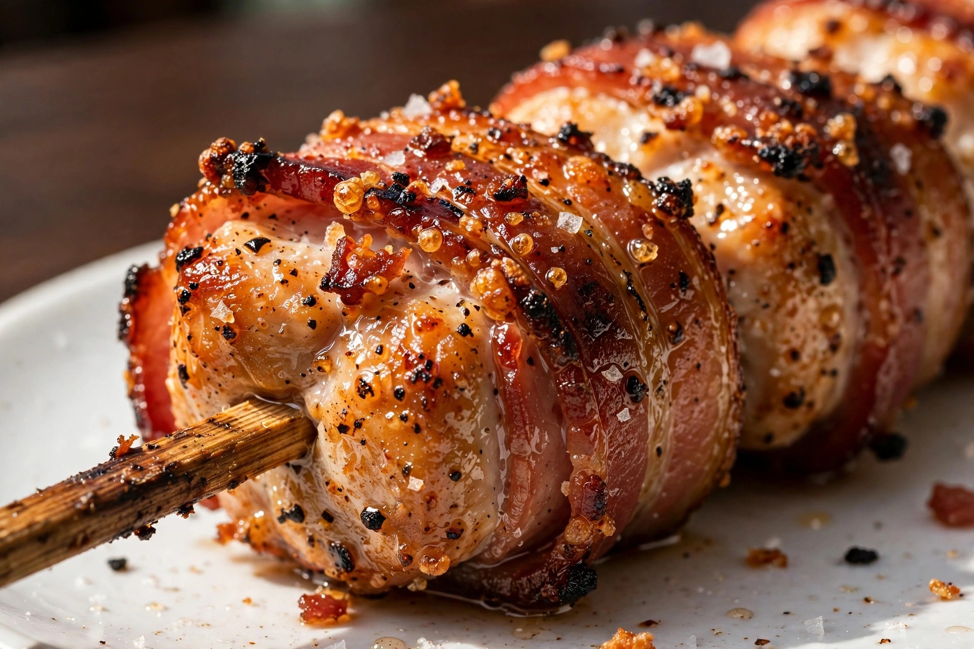 Read more about the article Espetinho de Frango com Bacon