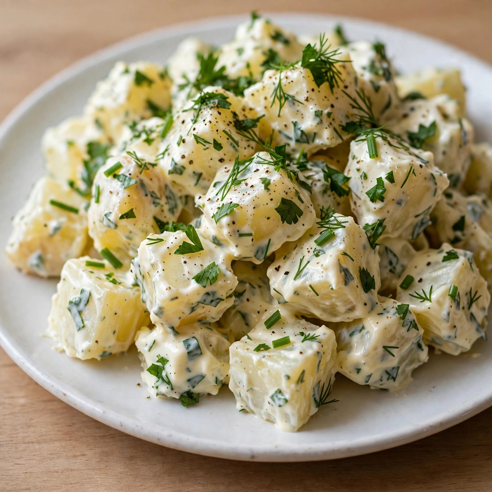 Read more about the article Salada de Batata com Maionese Caseira e Ervas