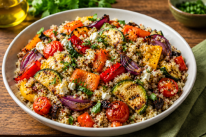 Read more about the article Salada de Quinoa com Legumes Grelhados