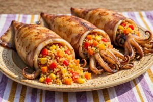 Read more about the article Lula Recheada com Legumes e Quinoa