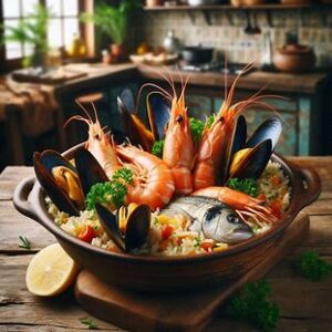 Read more about the article 🦀 Arroz de Mariscos à Portuguesa