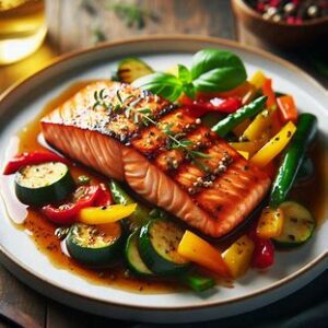 Read more about the article 🐠 Salmão ao Molho de Gengibre e Mel