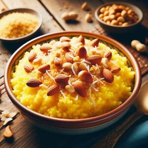 Read more about the article Cuscuz Doce com Coco e Amendoim