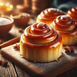 Pãezinhos pequenos, dourados e brilhantes com cobertura amanteigada.