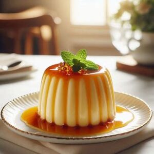 Read more about the article 🍰 Pudim de Leite Condensado com Calda de Caramelo e Toque de Baunilha