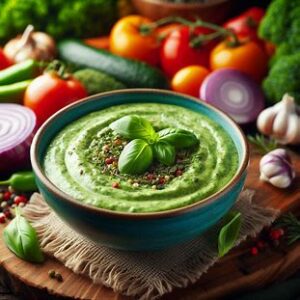 Read more about the article 🥗 Molho Verde de Salsinha e Cebolinha