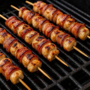 Read more about the article 🍗 Espetinho de Frango com Bacon