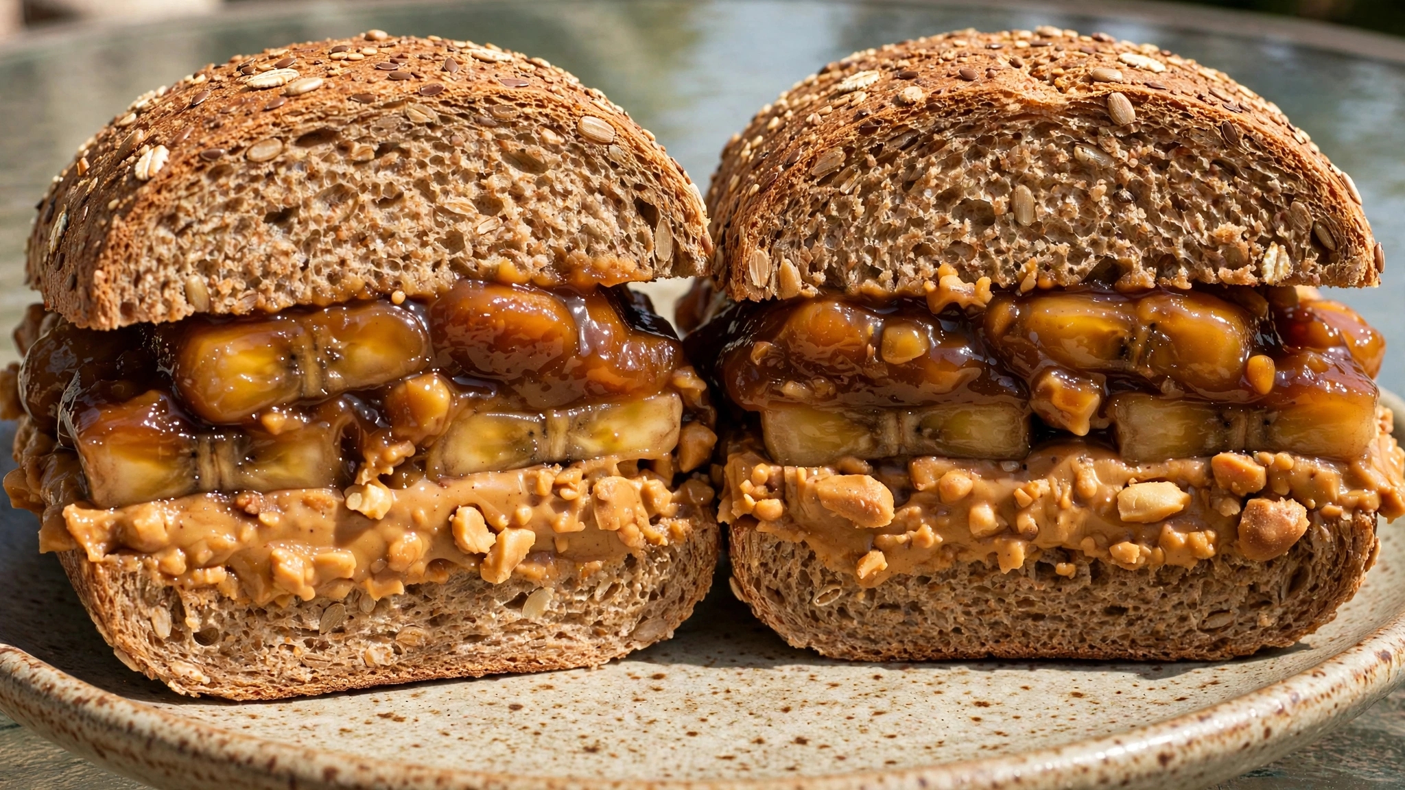 Read more about the article Sanduíche Doce de Banana com Pasta de Amendoim