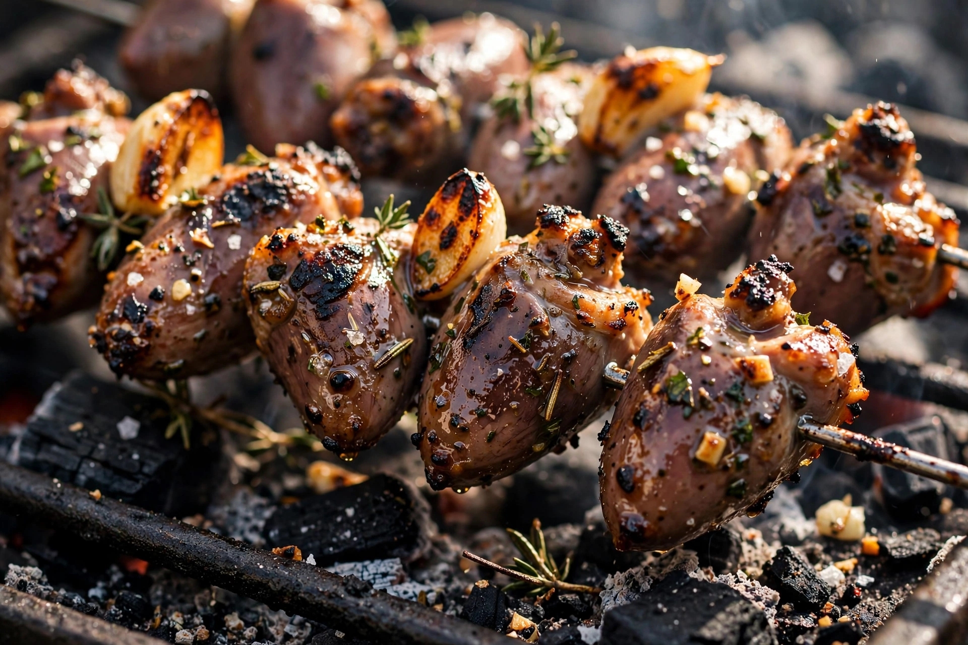 Read more about the article Coração de Frango na Brasa com Alho e Ervas