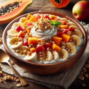 Read more about the article Iogurte Natural com Frutas e Granola
