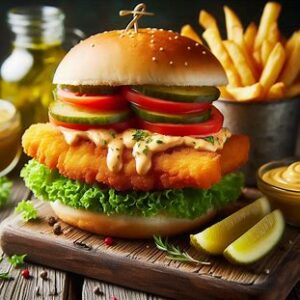 Read more about the article Sanduíche de Peixe Empanado com Molho de Limão