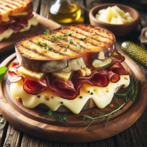 Read more about the article 🥪 Sanduíche de Carne Seca Desfiada com Queijo Coalho
