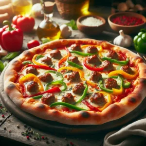 Read more about the article Pizza de Linguiça Toscana com Pimentões