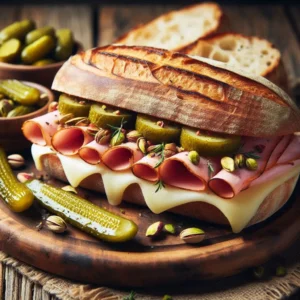 Read more about the article Sanduíche de Mortadela com Pistache e Queijo Prato